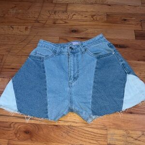 SO from kohl’s, multi colored Jean shorts, 3/26 women’s